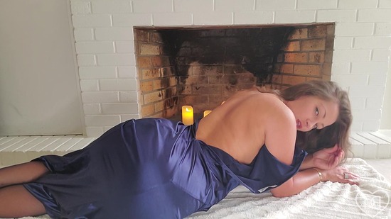 Fireplace Stocking Tease Sex Movies Featuring Dani Daniels