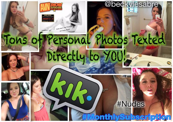 78996-Sexy Saturday: KIK me!-Becky LeSabre