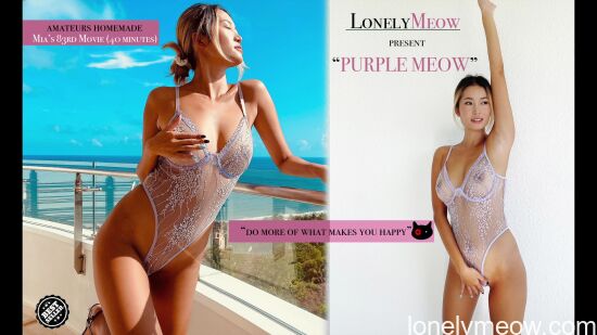 Meowmeow Journal "Purple Meow" Full Uncut