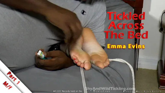 Tickled Across the Bed - Pt1: Emma Evins