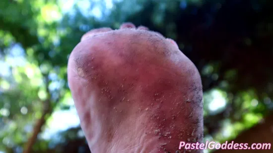 POV Filthy Foot Worship In The Garden