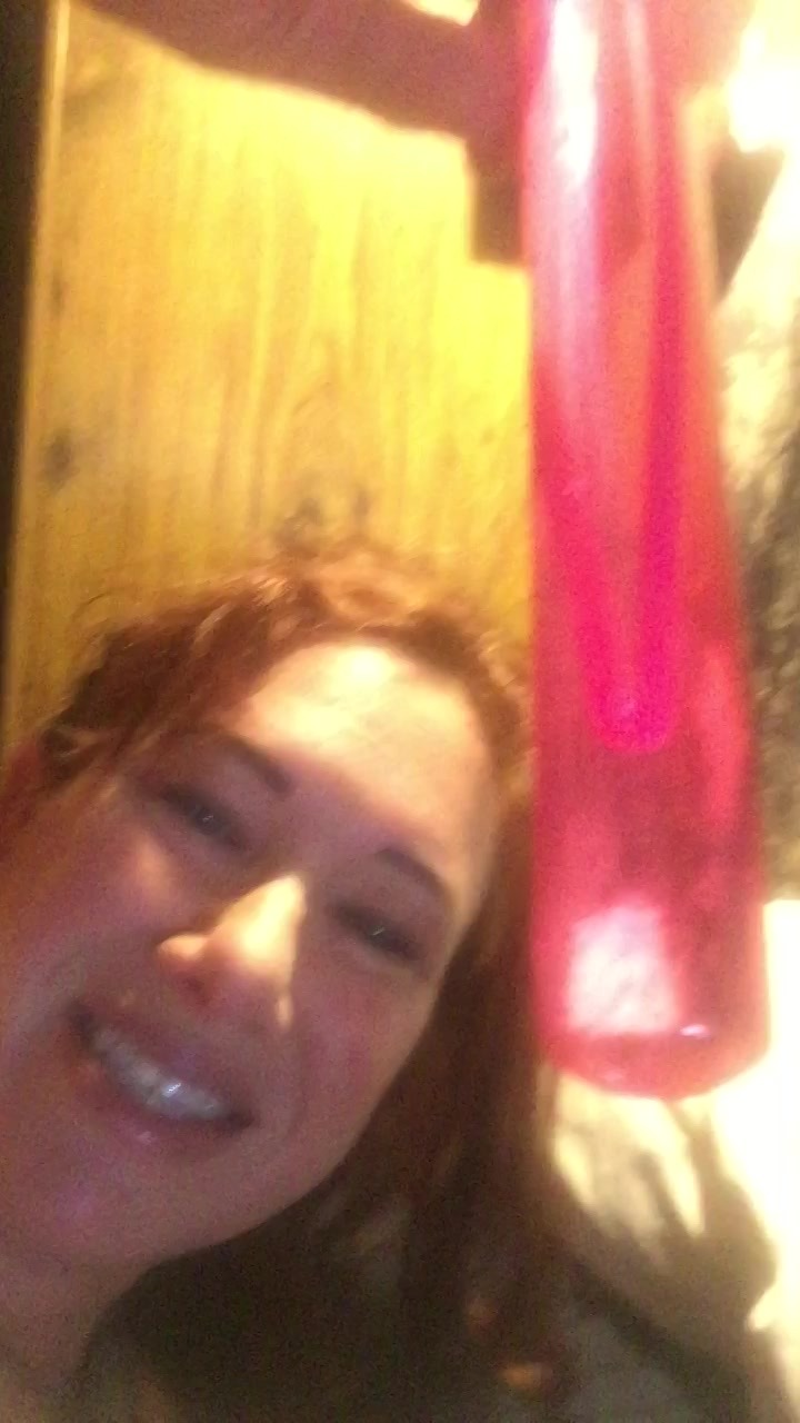 Watch me eat my cum! Cum drops from my bubble wand toy into my waiting mouth. - clip coverforeground