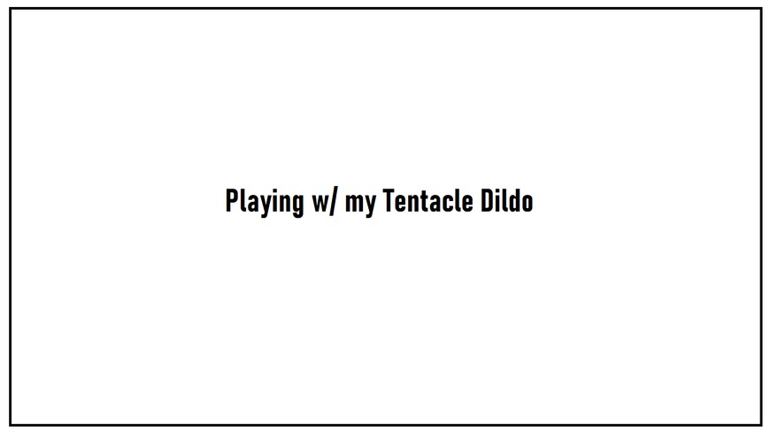 Playing with my Glass Fantasy Dildo - clip coverforeground