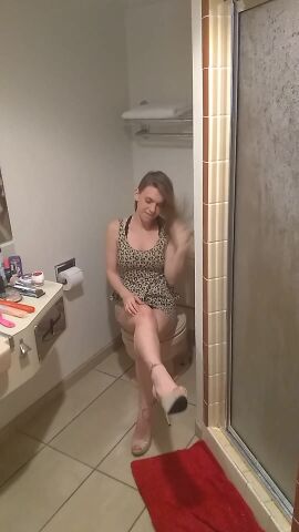 Getting clean after a night out and spy on me having fun in shower - clip coverforeground