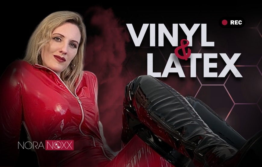 Your goddess Nora in vinyl and latex  - clip coverforeground