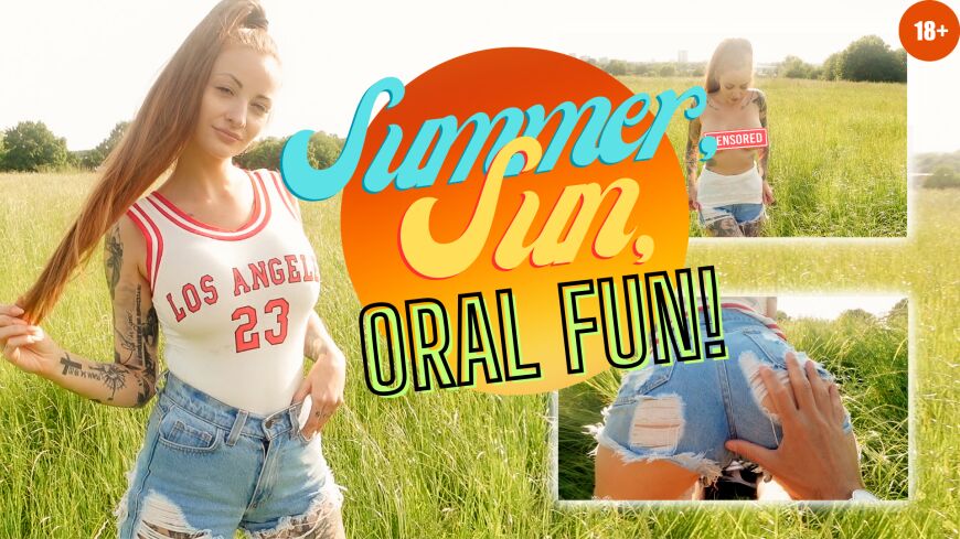 ☀️ SUMMER, SUN and ORAL FUN!  //  [🇩🇪 Sommer, Sonne, Schwanz geblasen!] - clip coverforeground