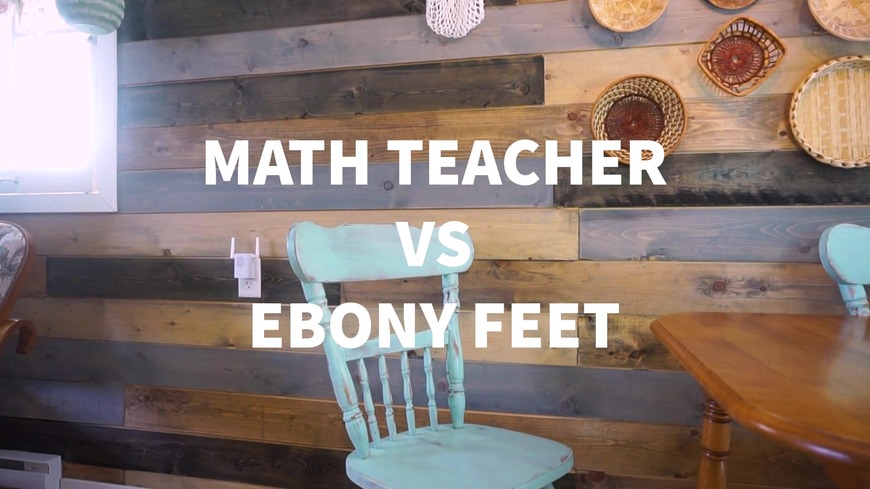 MATH TEACHER VS EBONY FEET - clip coverforeground