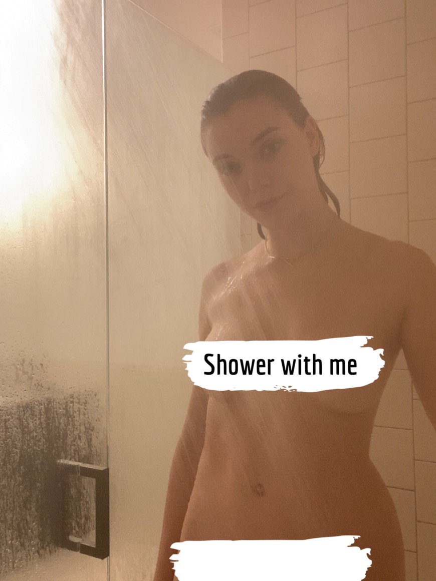 Shower with me! - clip cover background