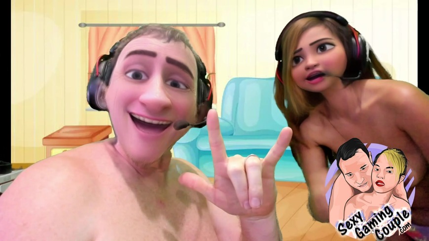 Cartoon Tittie Fuck with KY - SexyGamingCouple - clip coverforeground