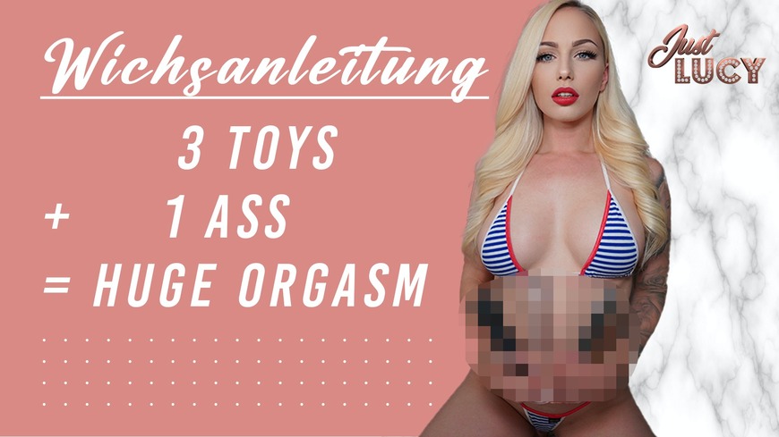 Wichanleitung: 3 Toys + 1 Ass = HUGE ORGASM 🍑 - clip coverforeground