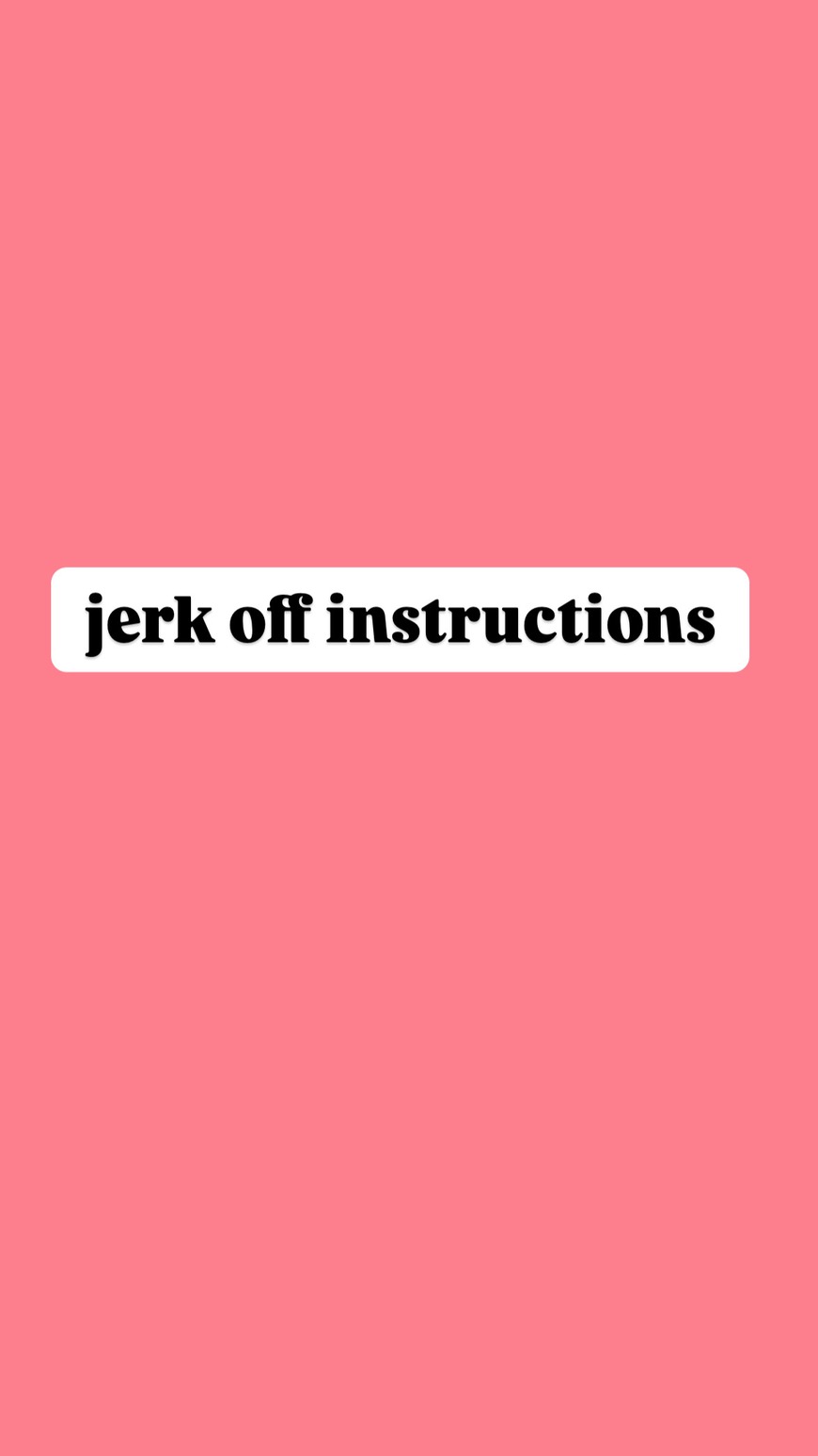 jerk off instructions - clip coverforeground