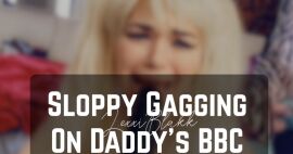 Sloppy Gagging on Daddy's BBC - clip coverforeground