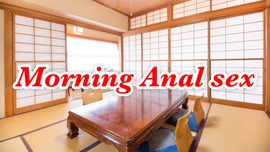 Japanese crossdresser had morning anal sex