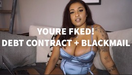 YOU'RE FKED! debt contract + bl@ckm@il