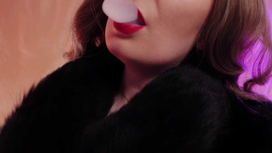 fur fetish and vaping smoking - clip coverforeground