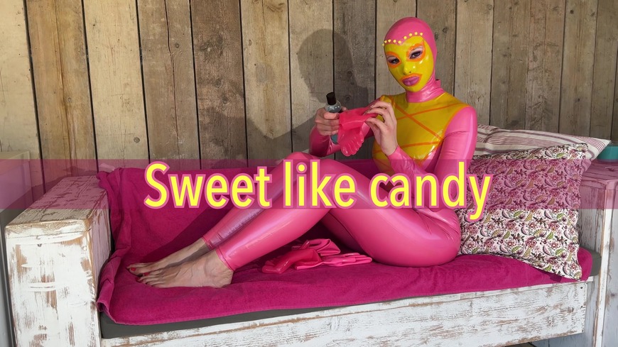 Sweet like candy - clip cover background