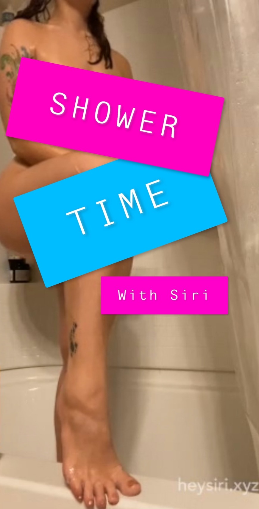 Showering and shaving my legs - Видео от Siri Dahl - Fancentro