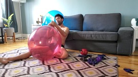 Popping really big and tight balloons