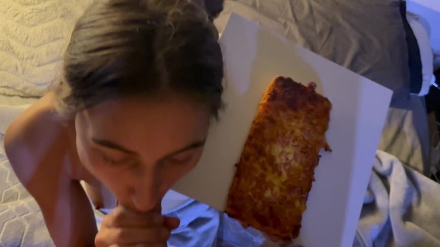Cum on my pizza for extra topping of cum  - clip coverforeground