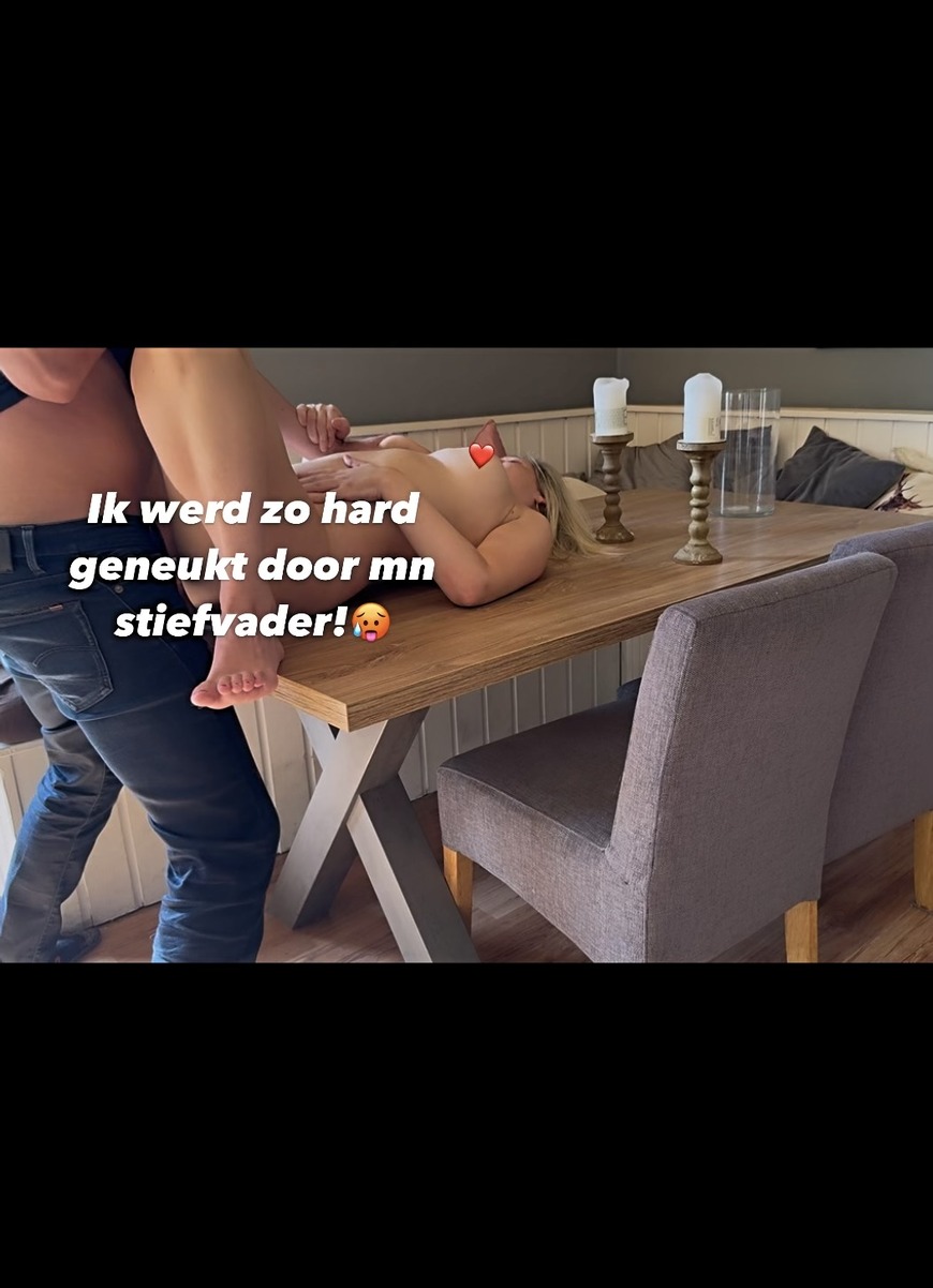 Keihard geneukt door mn stiefvader!🥵🙈 - clip coverforeground