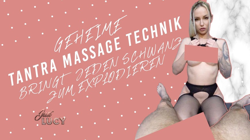 Geheime Tantra Massage Technik bringt jeden Schwanz zum Explodieren | Just Lucy - clip coverforeground
