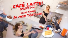 Café Latte! SPRITZ mir deine Sahne in mein Törtchen!! 
