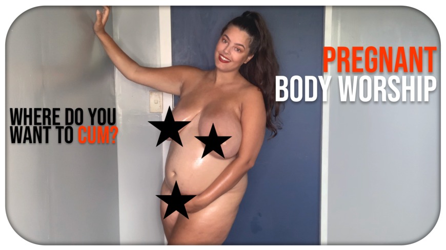 Worship my Pregnant Body - clip cover background
