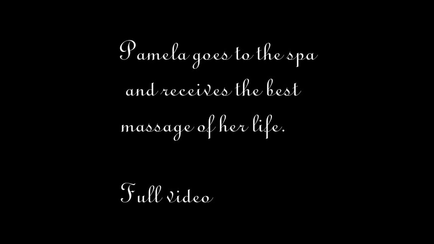 
Sensual massage in the spa - clip cover background