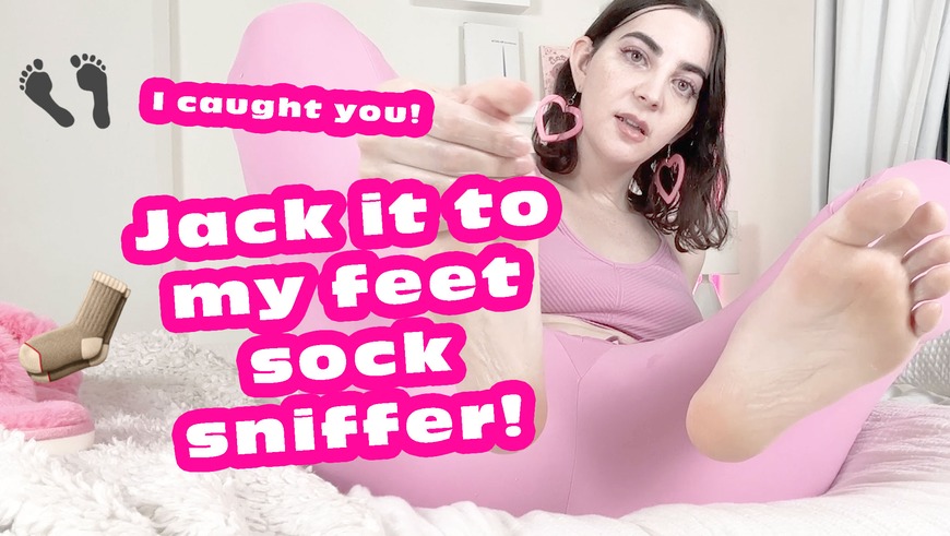 Jerk it to my feet sock sniffer!  - clip coverforeground