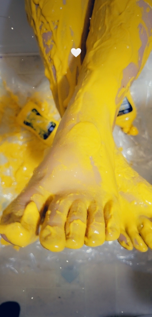 Mustard Sploshing, Wet and Messy JOI  - clip coverforeground