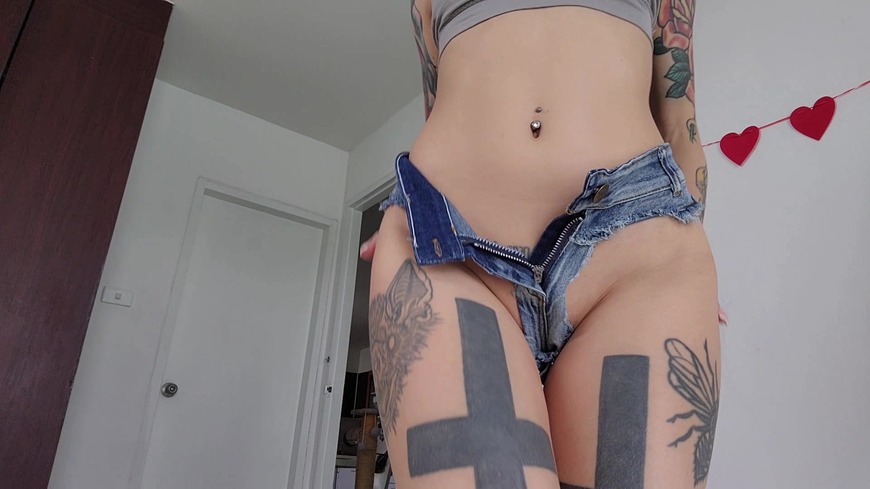 Sexy Denim MicroShort - clip coverforeground