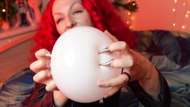 Air Balloon Fetish ASMR video - free clip with sounding
