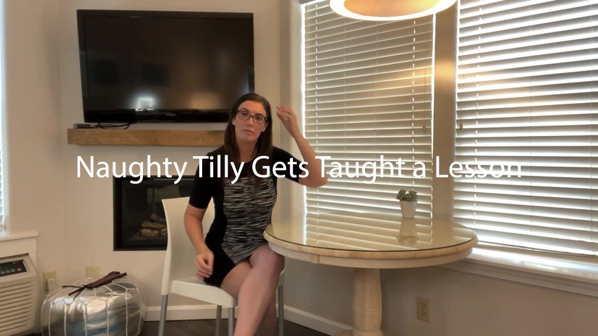 Naughty Tilly Gets Taught A Lesson - clip coverforeground