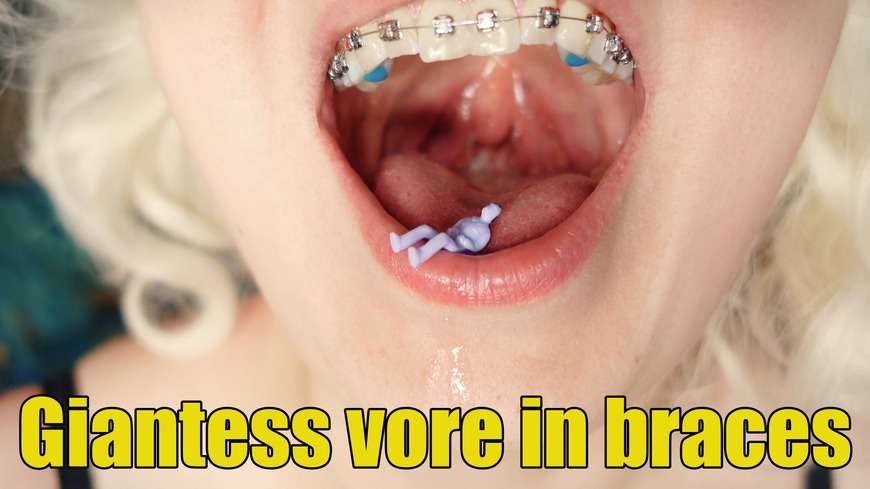 Giantess Vore Fetish in Braces  - clip coverforeground