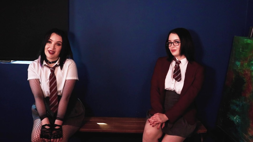 Lana And Adrianna Harding Give Their First JOI  - clip coverforeground