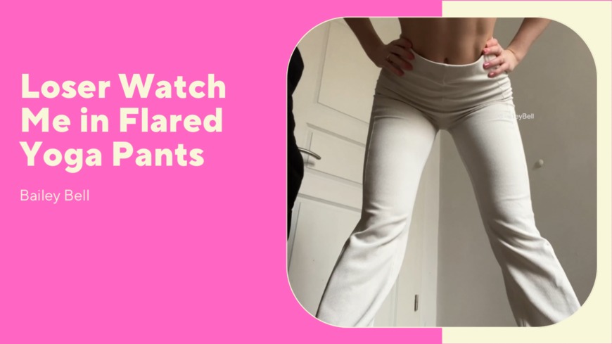 Loser Watches Me in Flared Yoga Pants - clip coverforeground