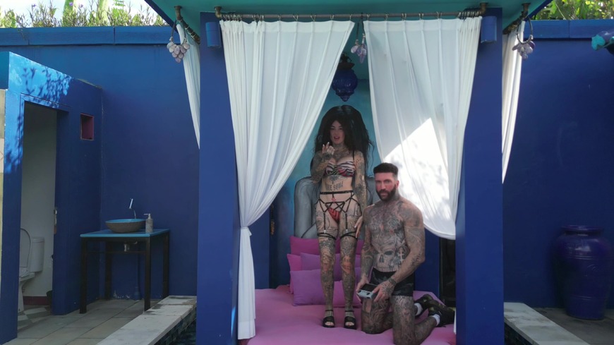 We Fucked everywhere outside this beautiful villa😈💦💦 I hope nobody saw us or heard us - clip coverforeground