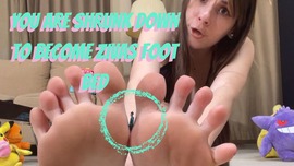 Ziva Fey You Are Shrunk Down To Lay In Ziva's Feet CUSTOM