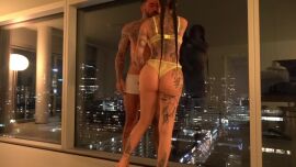 Hottest XXX video until now. Blowjob, Doggystyle with the skyline ...