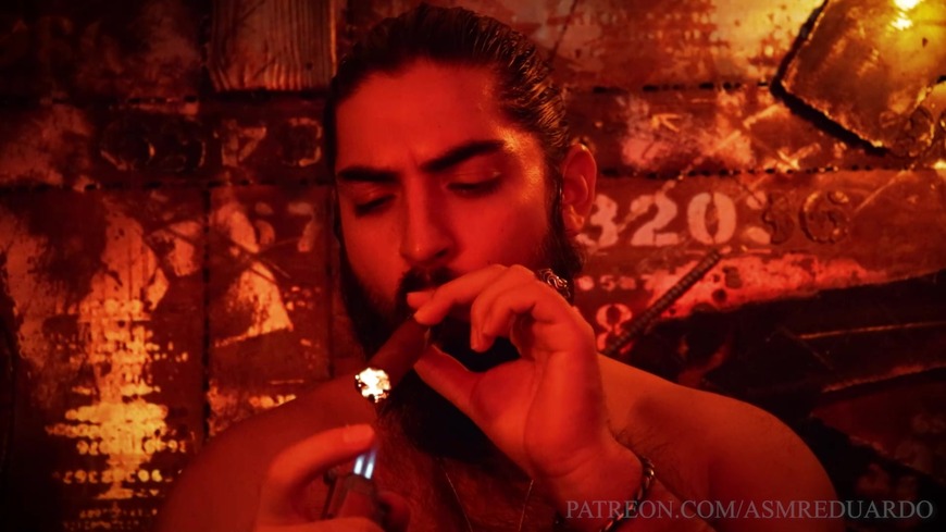 Company Enforcer Punishment Session At The Factory Boiler Room Ft. Cigar Smoking, Discipline, Belt Lashes, + - clip coverforeground