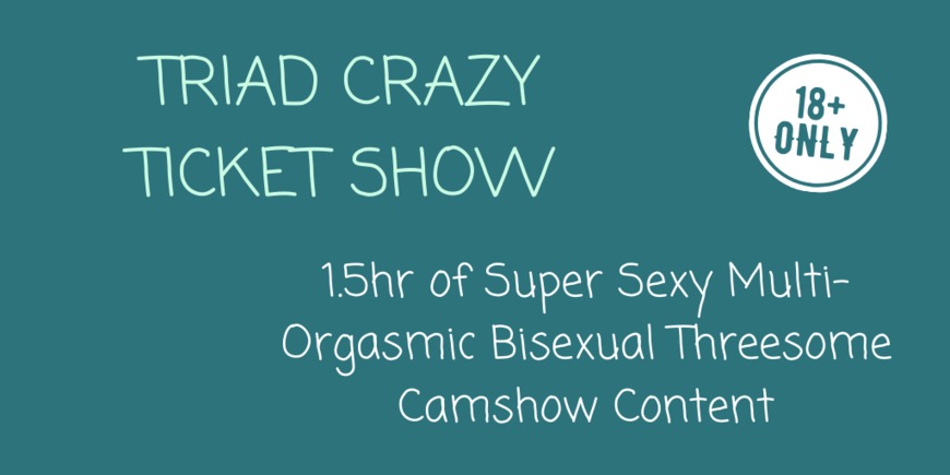 Triad Camshow - Crazy Ticket Show - clip cover-back