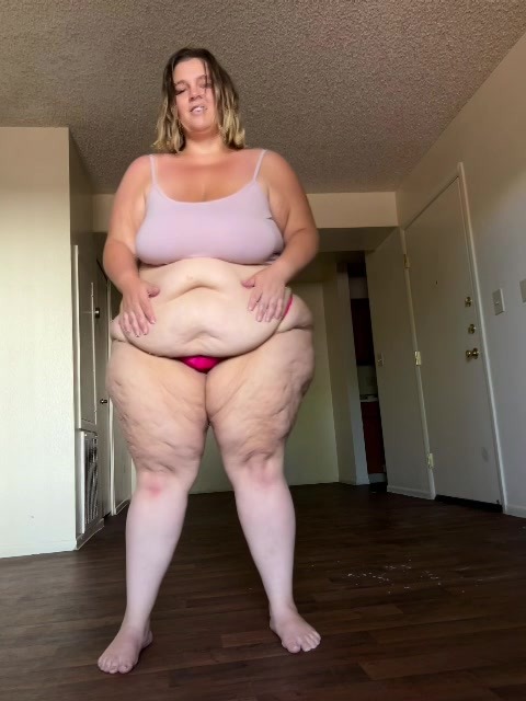 Belly Fetish in Pink Thong and Tank Top Dress - clip coverforeground