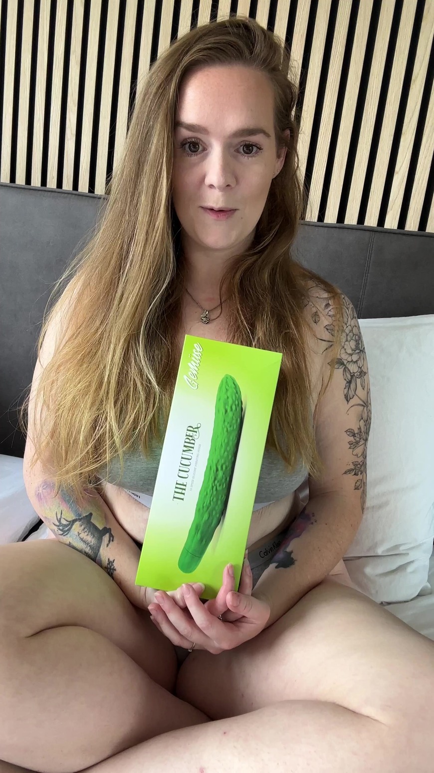 Squirting on this vibrating cucumber!🥒 - clip coverforeground