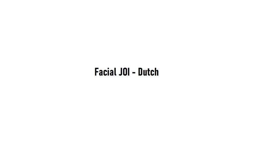 Facial JOI - Dutch - clip coverforeground