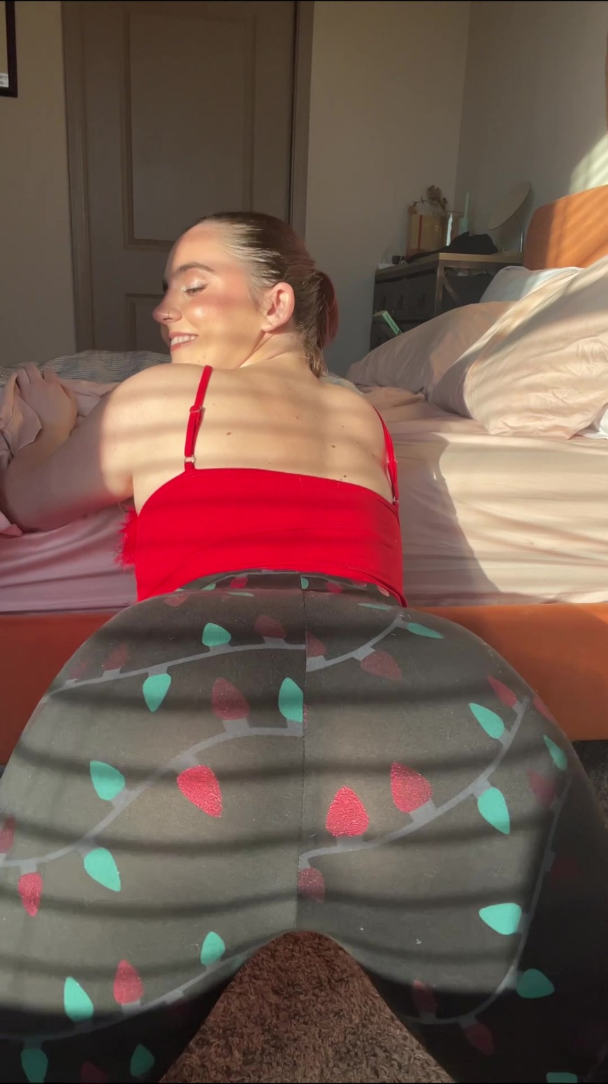 Cumming in My Christmas Leggings - clip coverforeground