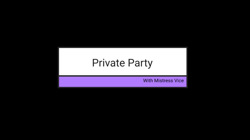 Private Party JOI - clip coverforeground