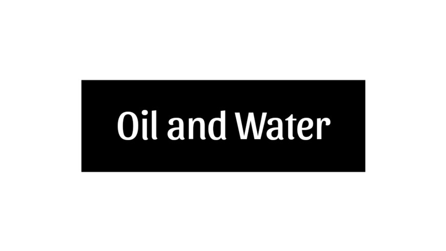 Water and Oil - clip coverforeground