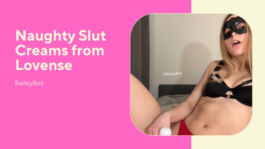 Naughty Slut Creams from Lovense - clip coverforeground