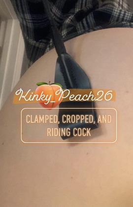 Clamped, Cropped, and Riding Cock