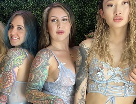 Tattooed Threesome